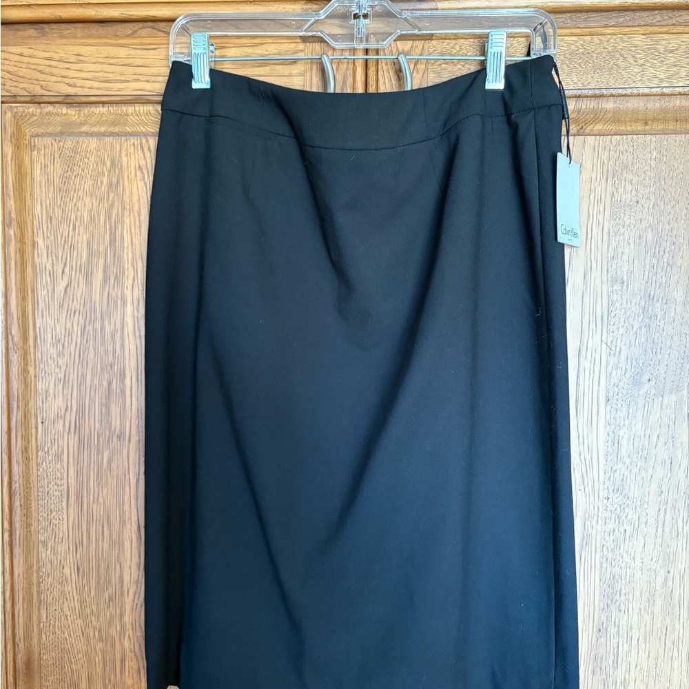NWT Calvin Klein Black Pencil Skirt size 10